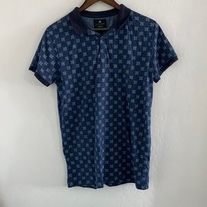 Collared patterned shirt